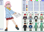 Color scheme for character making image