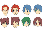 Character face design image
