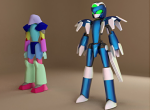 Robot design using 3D parts image
