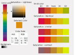 Angle-based color harmony method image